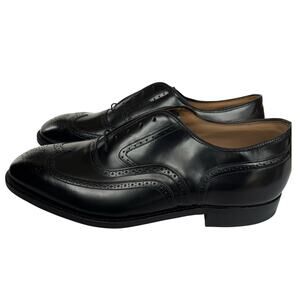 NWOB Johnston & Murphy Black Limited Wingtip Oxford Dress Shoes Size 10
